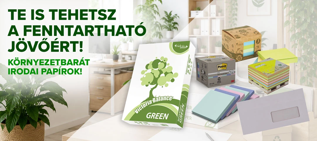 Fenntartható papírmegoldások akcióban – környezetbarát papíráru kedvezményesen