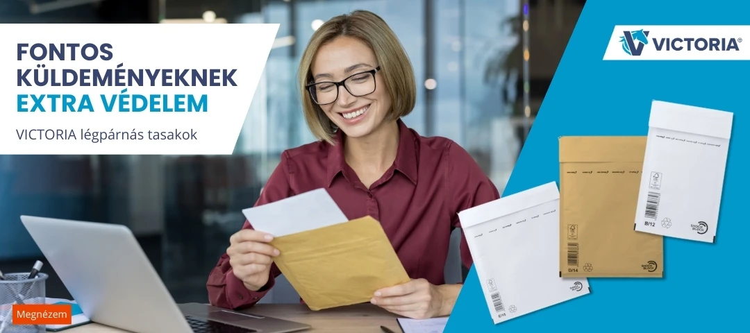 Victoria légpárnás borítékok akcióban