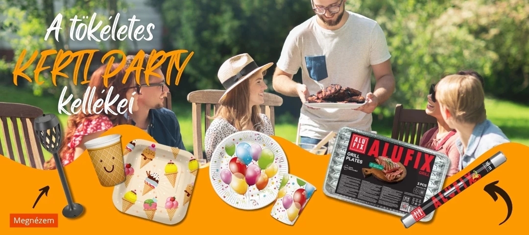 Grill vagy kerti parti? Itt mindent megtalálsz