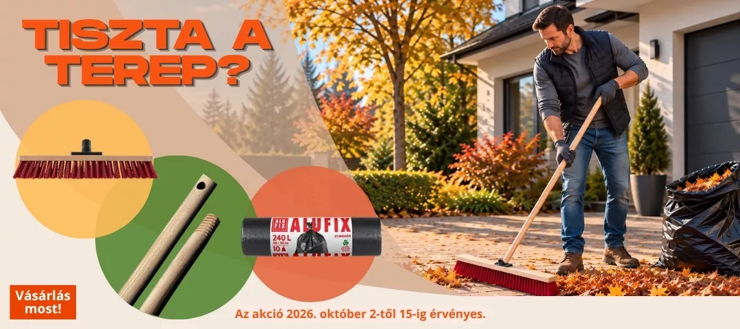 Seprűk és takarítóeszközök