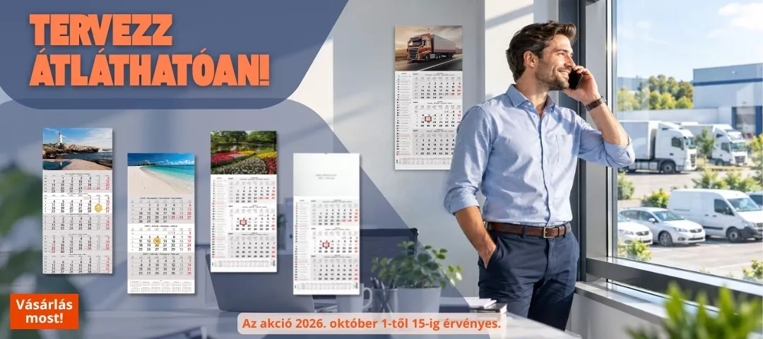 Speditőr naptárak most akcióban