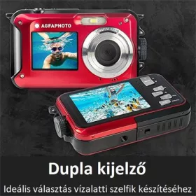   Fényképezőgép, kompakt, digitális, vízálló, AGFAPHOTO WP8000, piros (ADFAGWP8000RD)