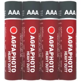   Elem, AAA, 4 db, féltartós (szén-cink), zsugor, AGFAPHOTO Heavy Duty (AGHDAAA4)