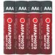 Elem, AAA, 4 db, féltartós (szén-cink), zsugor, AGFAPHOTO Heavy Duty (AGHDAAA4)