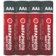 Elem, AAA, 4 db, féltartós (szén-cink), zsugor, AGFAPHOTO Heavy Duty (AGHDAAA4)