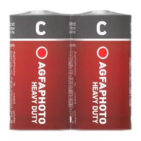   Elem, C baby, 2 db, féltartós (szén-cink), zsugor, AGFAPHOTO Heavy Duty (AGHDC2)