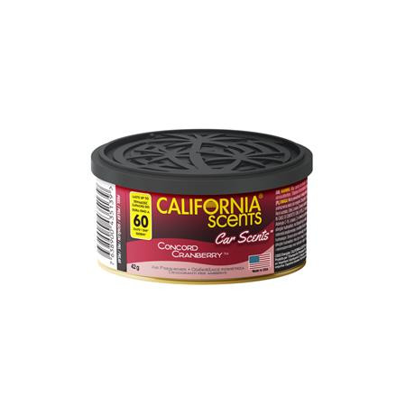 Autóillatosító konzerv, 42 g, CALIFORNIA SCENTS Concord Cranberry (AICS014)