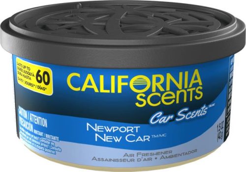Autóillatosító konzerv, 42 g, CALIFORNIA SCENTS Newport New Car (AICS05)