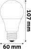 LED izzó, E27, gömb, A60, 8W, 806lm, 6400K, AVIDE (AVLED011)