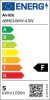 LED izzó, E14, kisgömb, G45, 4,5W, 470lm, 3000K, AVIDE (AVLED022)