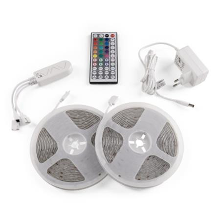 LED szalag, 2x5m, 300 LED, 22W, RGB, AVIDE (AVLEDSZ04)