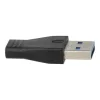 Adapter, USB-A apa/USB-C anya, AVAX AD601 Connect+, fekete (AXAD601)