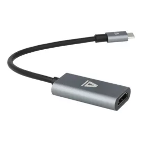 Adapter, USB-C/HDMI, AVAX AD603, fekete-alumínium (AXAD603)
