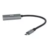 Adapter, USB-C/HDMI, AVAX AD603, fekete-alumínium (AXAD603)