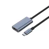 Adapter, USB-C/HDMI, AVAX AD603, fekete-alumínium (AXAD603)