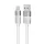 Töltőkábel, USB-A - USB-C, 18W, 1 m, AVAX CB312 Glowy, fehér (AXCB312W)