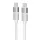 Töltőkábel, USB-C - USB-C, 60W, 1 m, AVAX CB316 Glowy, fehér (AXCB316)