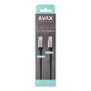 Töltőkábel, USB-C - Lightning, 27W, 1 m, AVAX CB316 Glowy, fehér (AXCB402G)