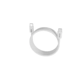  Töltőkábel, USB-C - USB-C, mágneses, 100W, 1 m, AVAX CB610W Magnety, fehér (AXCB610W)