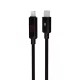 Töltőkábel, USB-C - lightning (Apple), 27W, 1 m, AVAX CB651 Pulsey, szürke (AXCB651)