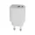 Hálózati töltő, USB-A + USB-C, 12W, AVAX CH312W Speedy, fehér (AXCH312W)