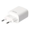 Hálózati töltő, USB-A + USB-C, 20W, AVAX CH320 Speedy, fehér (AXCH320)