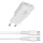 Hálózati töltő + USB-C - USB-C kábel, 1,5 m,  AVAX CH6413, fehér (AXCH6413)