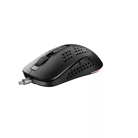 Egér, vezetékes, gaming, RGB, AVAX LW01, fekete (AXLW01B)