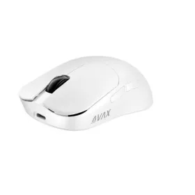   Egér, tri-mode kapcsolat, gaming, AVAX LW02 PRO, fehér (AXLW02PROW)