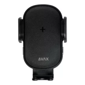   Autós töltő, vezeték nélküli, szellőzőrácsra, AVAX WH600 Freely+, fekete (AXWH600)