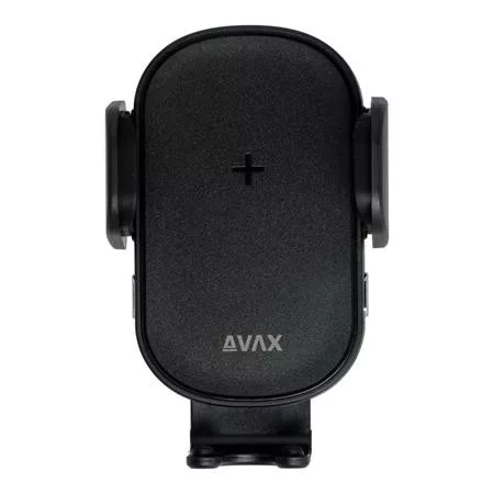 Autós töltő, vezeték nélküli, szellőzőrácsra, AVAX WH600 Freely+, fekete (AXWH600)