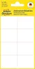 Etikett, 38x29 mm, kézzel írható, lekerekített sarkú, AVERY ZWECKFORM, 40 etikett/csomag (AY3078)