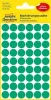 Etikett, 12 mm, kör, AVERY ZWECKFORM, zöld, 270 etikett/csomag (AY3143)