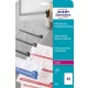 Fólia, matt, nyomólemezhez, A4, lézernyomtatóba, AVERY ZWECKFORM (AY3491)