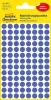 Etikett, 8 mm, kör, eltávolítható, AVERY ZWECKFORM, indigókék, 416 etikett/csomag (AY3591)