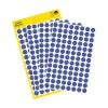 Etikett, 8 mm, kör, eltávolítható, AVERY ZWECKFORM, indigókék, 416 etikett/csomag (AY3591)