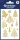 Matrica, papír, 1 ív, 76x120 mm, AVERY ZWECKFORM, Z-Design No.52273, arany fenyőfák (AY52273)