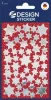 Matrica,  2 ív, 76x120 mm, AVERY ZWECKFORM, Z-Design No.52812, ezüst csillagok (AY52812)
