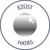 Matrica,  2 ív, 76x120 mm, AVERY ZWECKFORM, Z-Design No.52812, ezüst csillagok (AY52812)