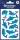 Matrica, papír, 2 ív, 76x120 mm, AVERY ZWECKFORM, Z-Design No.53444, csillogó delfinek (AY53444)