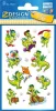 Matrica, papír,  3 ív, 76x120 mm,  AVERY ZWECKFORM, Z-Design No.54043, sárkányok (AY54043)