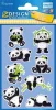Matrica, műanyag, 1 ív, 76x120 mm, AVERY ZWECKFORM, Z-Design No.57297, panda (AY57297)