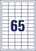 Etikett, univerzális, 38x21,2 mm, AVERY ZWECKFORM, Sparpack, 4225 etikett/csomag (AY612165)