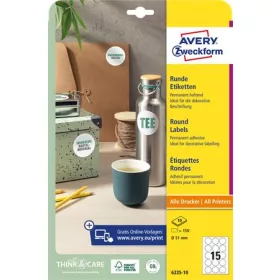   Etikett, univerzális, 51mm, kör, AVERY ZWECKFORM, 150 etikett/csomag (AY622510)
