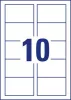 Névjegykártya, 85x54 mm, 185 g, mikroperforált, AVERY ZWECKFORM, 100 db/csomag (AYC3201010)