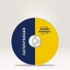 Etikett, CD/DVD, 117 mm, AVERY ZWECKFORM, 200 etikett/csomag (AYL7676100)
