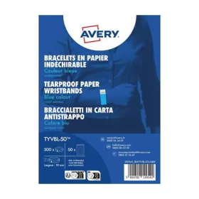   Karszalag, szakadásbiztos, 265x19 mm, AVERY ZWECKFORM Tyvek, kék (AYTYVBL50)