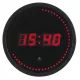 Falióra, LED kijelzős, 30 cm, ALBA Horled, fekete (BAOLEDF)