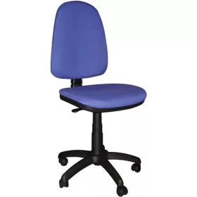   Irodai forgószék, szövetborítás, fekete lábkereszt, Megane, kék-fekete (BBSZV190)