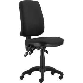   Irodai forgószék, szövetborítás, fekete lábkereszt, 1640 ASYN, fekete (BBSZV195)